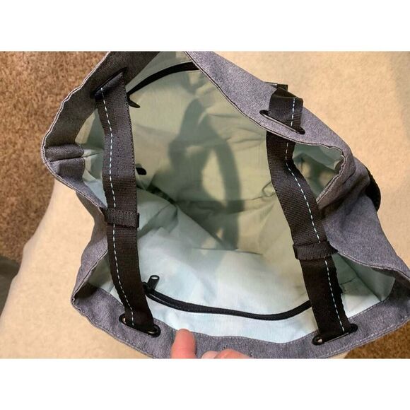 Sherpani Quest Backpack Tote Gray Heathered Waterproof Front Pocket main image 8